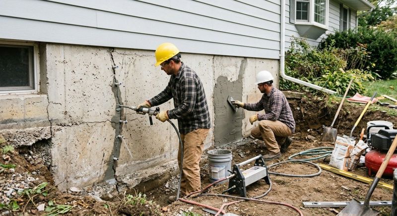 Basement Foundation Repair in Montgomery County, PA