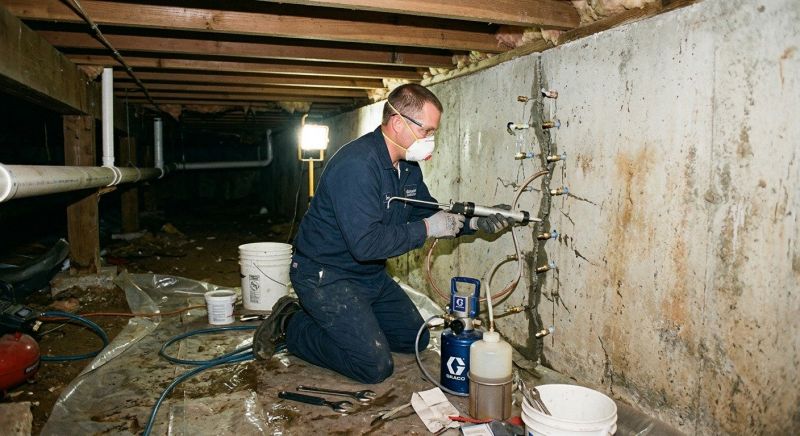 Basement Foundation Repair in Morrisville, PA