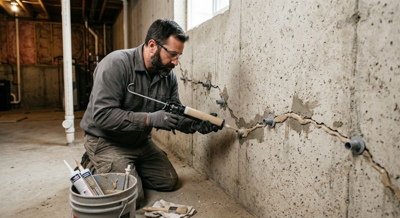 Basement Foundation Repair in Upper Darby, PA