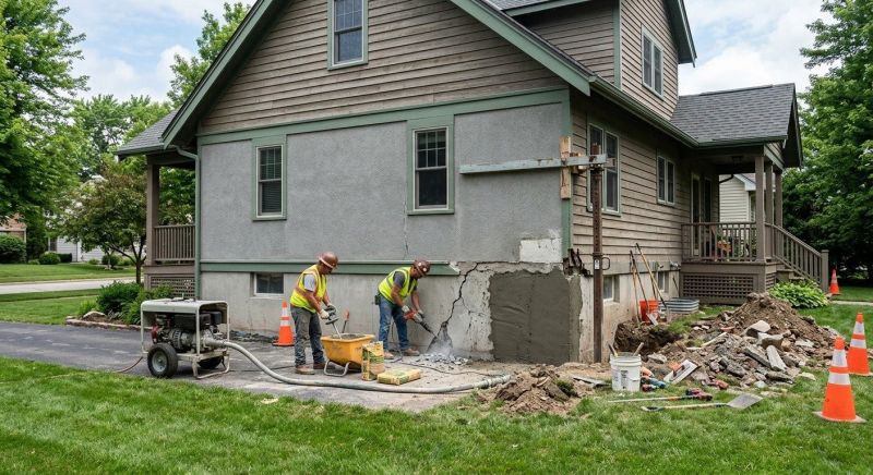 Building Foundation Repair in Haddonfield, NJ