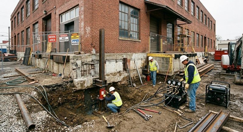 Building Foundation Repair in Pennsauken, NJ