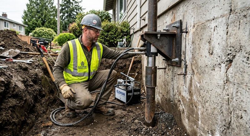 Concrete Foundation Leveling in Bensalem, PA