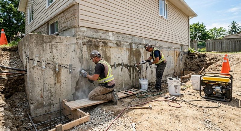 Concrete Foundation Repair in Bensalem, PA