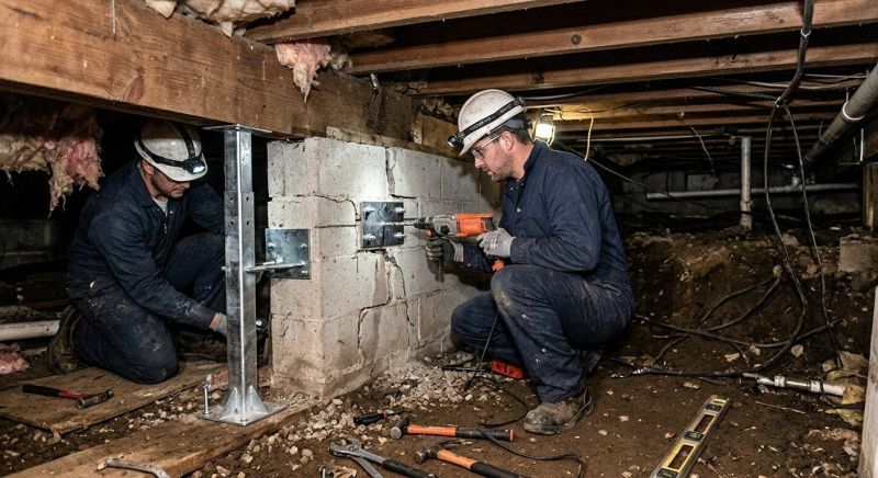 Crawlspace Foundation Repair in Bucks County, PA