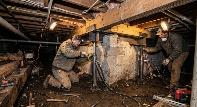 Crawlspace Foundation Repair in Ambler, PA