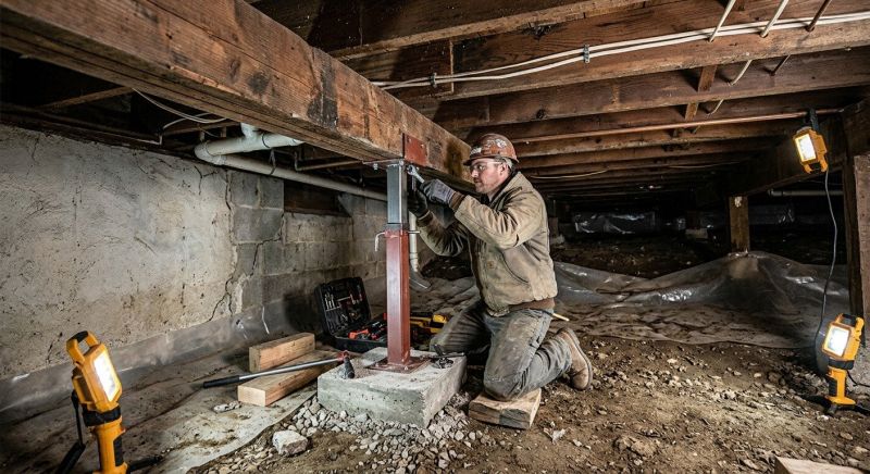 Crawlspace Foundation Repair in Malvern, PA
