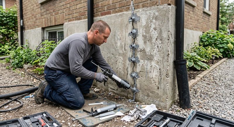 Foundation Crack Repair in East Greenville, PA