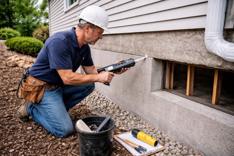Foundation Crack Sealing in Ambler, PA