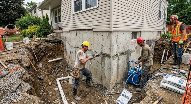 Foundation Damage Repair in Morrisville, PA