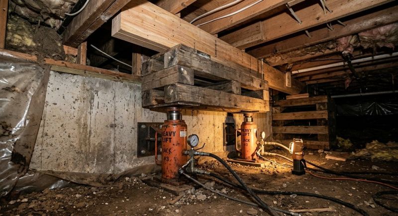 Foundation Jacking in Audubon, NJ