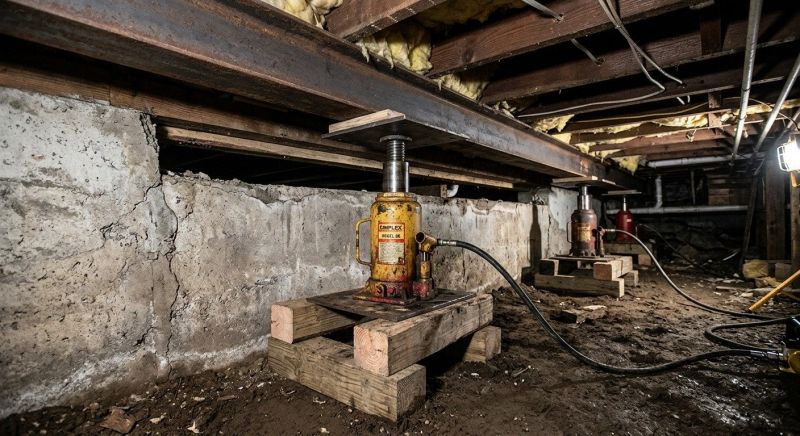 Foundation Jacking in Bensalem, PA