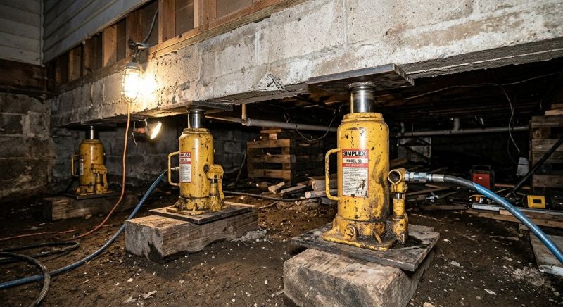 Foundation Jacking in Bensalem, PA