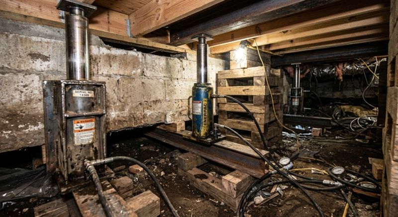 Foundation Jacking in Berwyn, PA