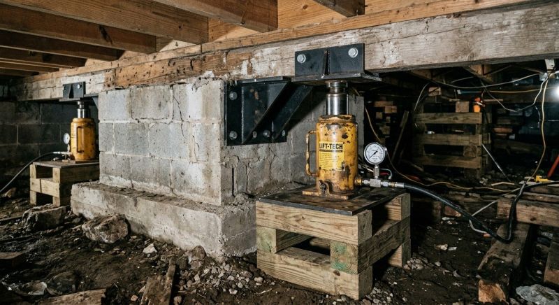 Foundation Jacking in Hatboro, PA