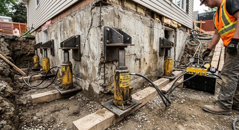 Foundation Jacking in Ambler, PA