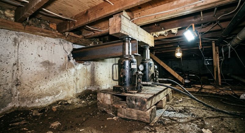 Foundation Jacking in Media, PA