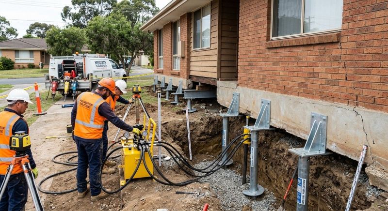 Foundation Jacking in Spring Mount, PA