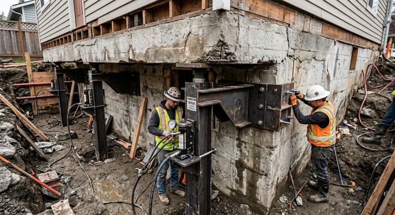 Foundation Lifting in Blue Bell, PA