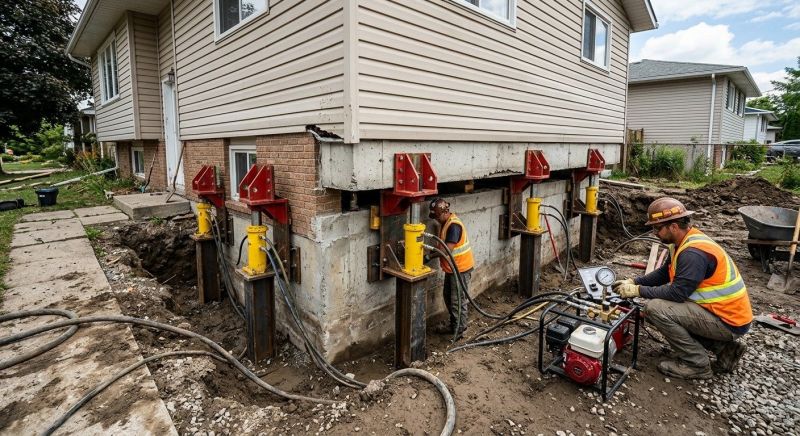 Foundation Lifting in Drexel Hill, PA
