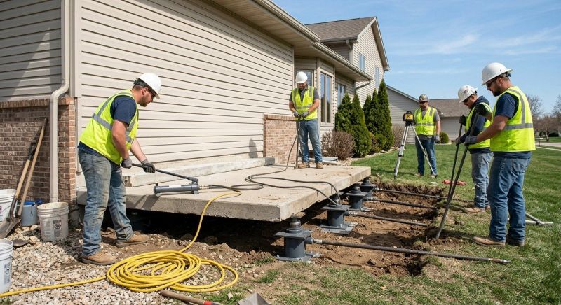 Foundation Lifting in Dublin, PA