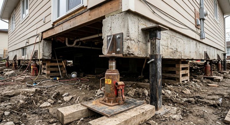 Foundation Lifting in Haddonfield, NJ