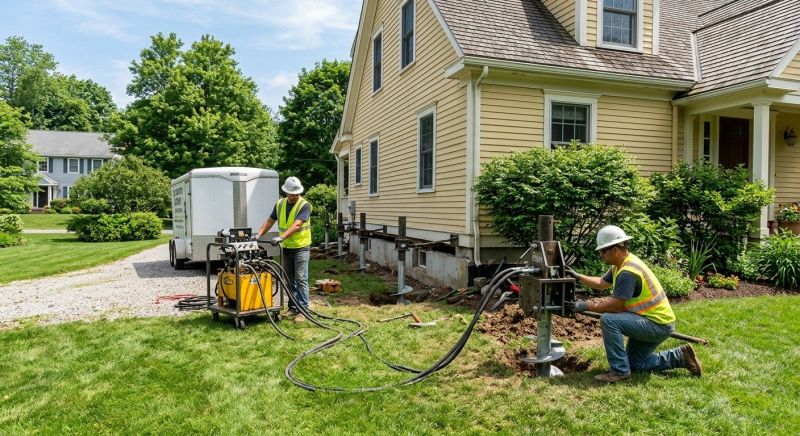 Foundation Lifting in Lansdowne, PA