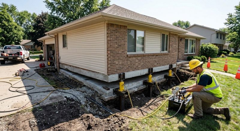 Foundation Lifting in Riverton, NJ