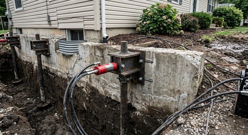 Foundation Pier Leveling in Ambler, PA