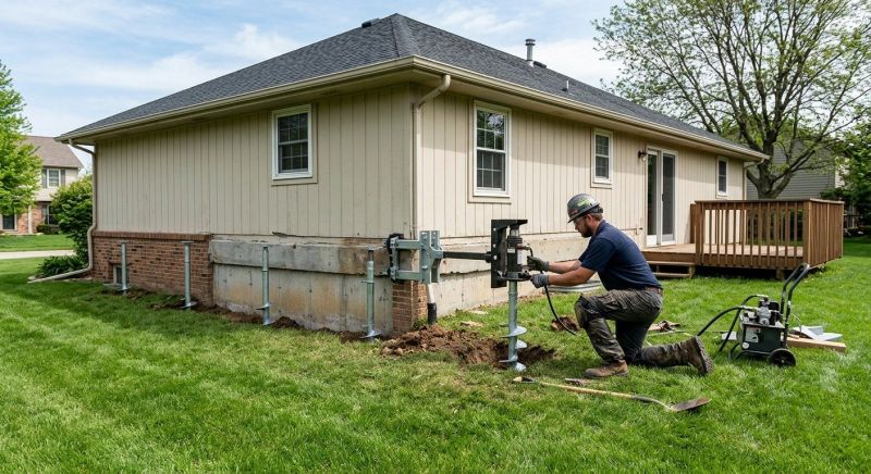 Foundation Raising in Green Lane, PA