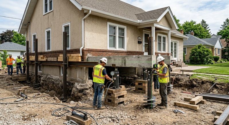 Foundation Releveling in Ambler, PA