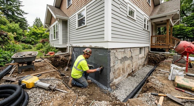 Foundation Renovation in Ambler, PA