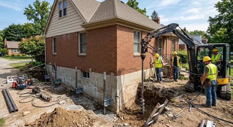 Foundation Stabilizing in Blue Bell, PA