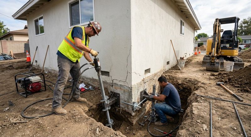 Foundation Stabilizing in Burlington, NJ