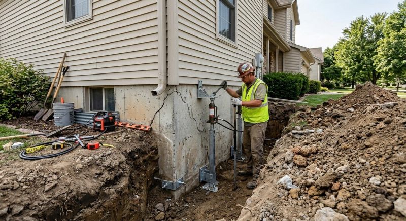 Foundation Stabilizing in Devon, PA