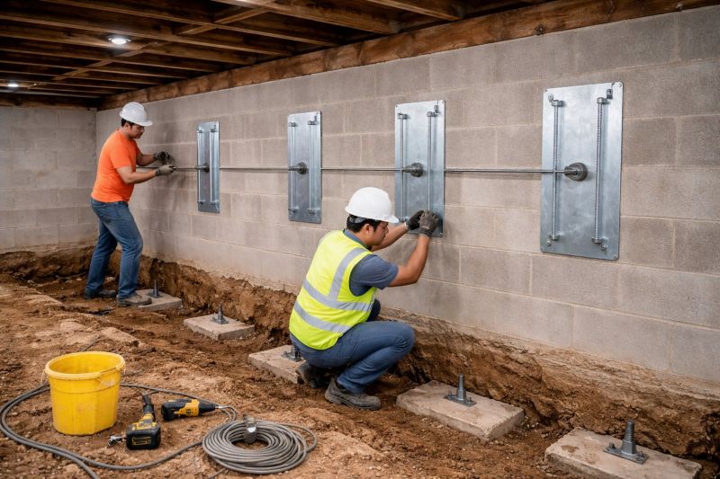 Foundation Stabilizing in Dresher, PA