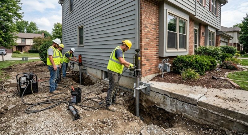 Foundation Stabilizing in Elkins Park, PA