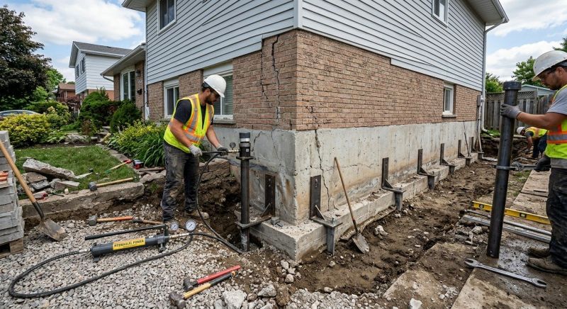 Foundation Stabilizing in Gladwyne, PA