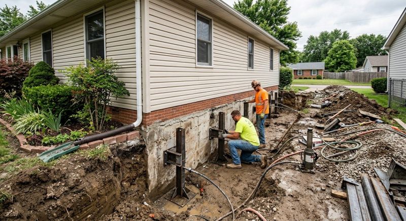 Foundation Stabilizing in Harleysville, PA