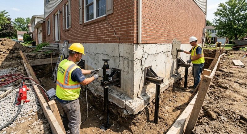 Foundation Structural Repair in Chester Springs, PA