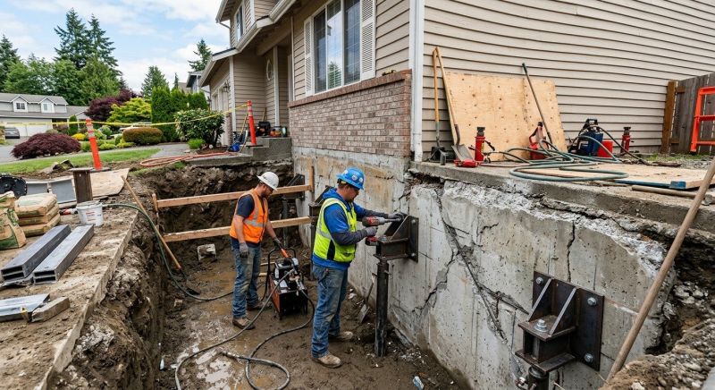Foundation Structural Repair in Fairless Hills, PA