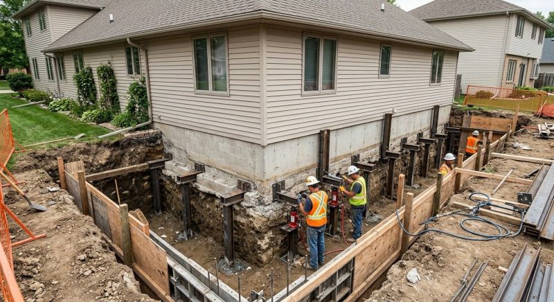 Foundation Underpinning in Ambler, PA