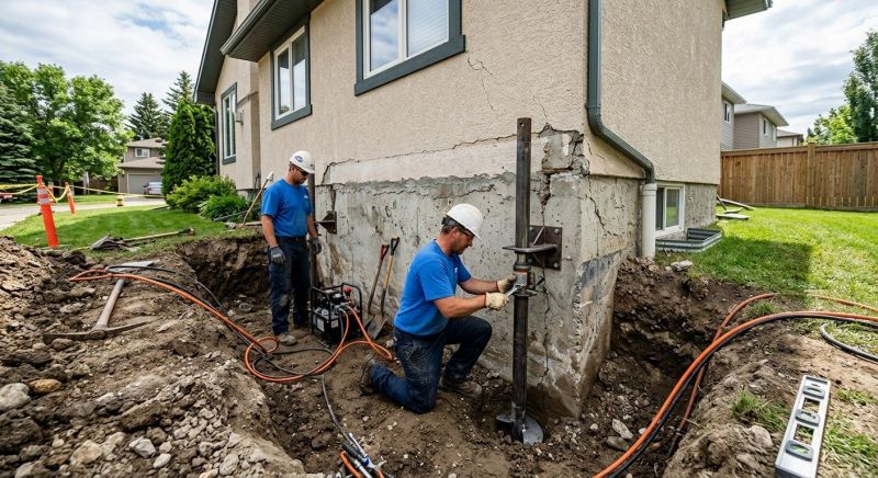 Helical Pile Installation in Ambler, PA