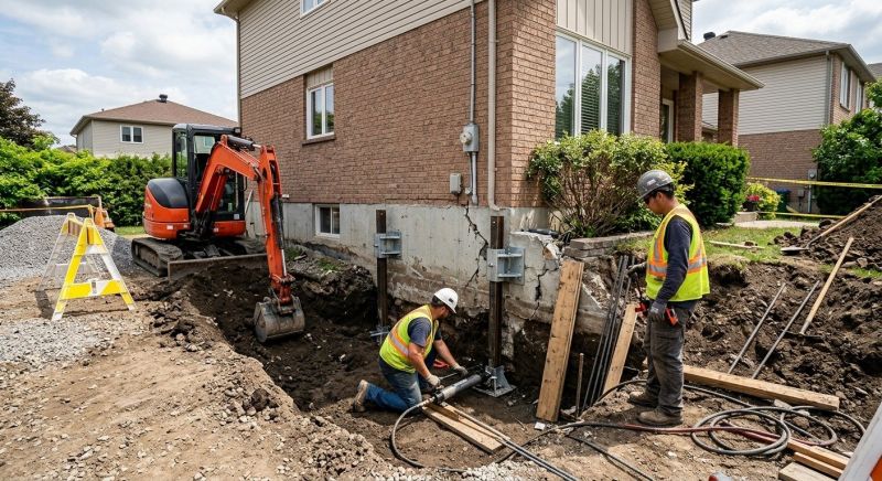 House Foundation Repair in Audubon, NJ