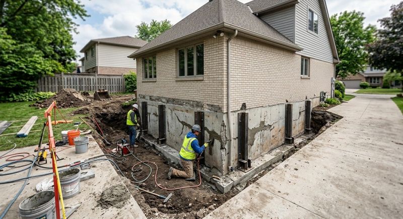 House Foundation Repair in Lansdale, PA