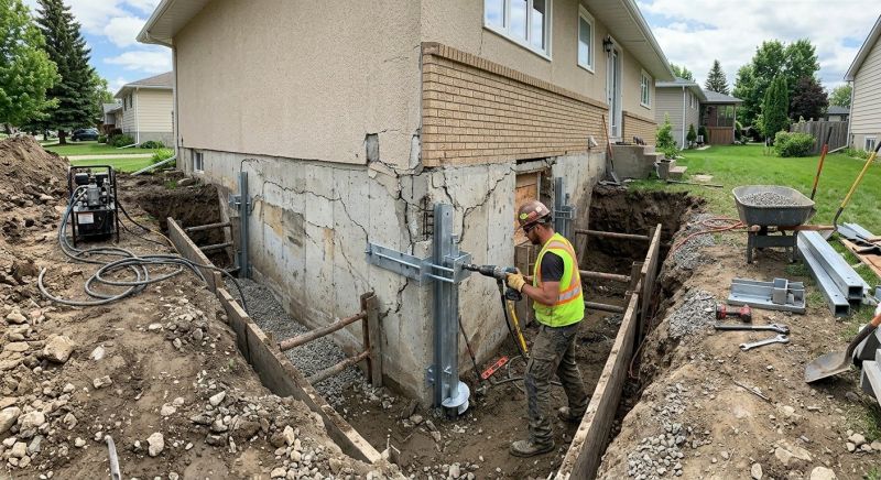 House Foundation Repair in Stockton, NJ