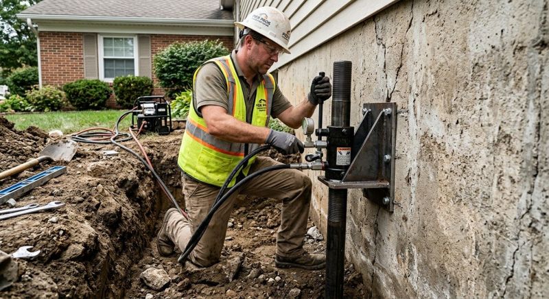 Settling Foundation Service in Chester Springs, PA