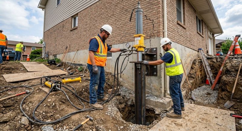 Settling Foundation Service in Richboro, PA