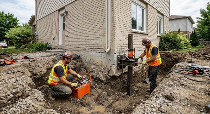 Sinking Foundation Lifting in Ambler, PA