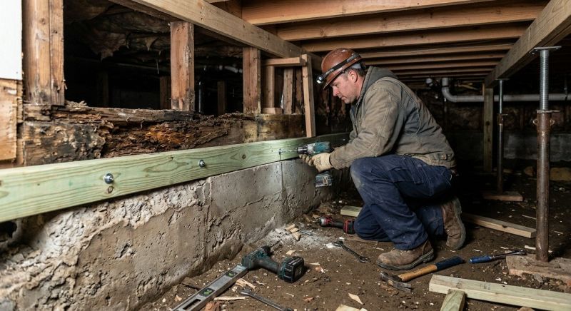 Sinking Foundation Repair in Riverton, NJ